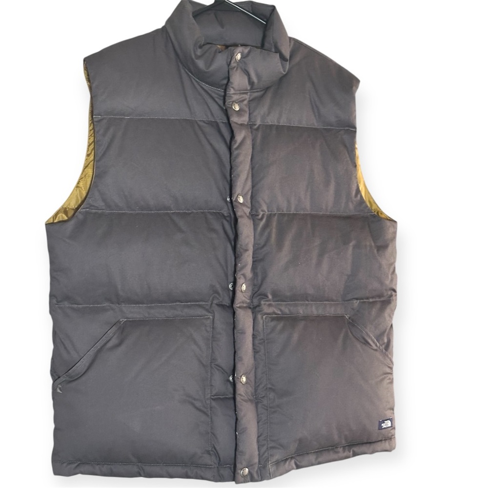 The North Face Charcoal Jacket with Yellow Lining